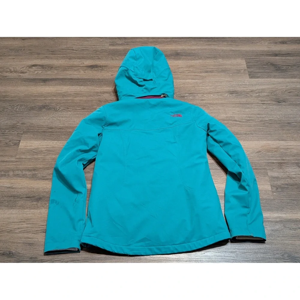 The North Face Womens Apex Elevation Primaloft Softshell Jacket Teal Blue Small